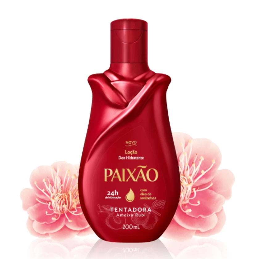 Paixão Loção Deo Hidratante Tentadora Ameixa Rubi (200ml)